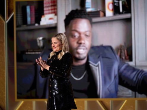 Daniel Kaluuya at the Golden Globes (HFPA)