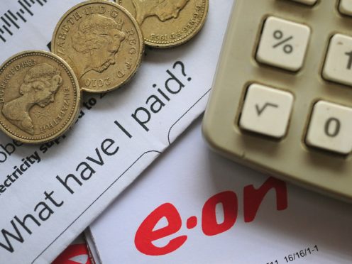 Fifteen million households will see their energy bills increase by almost £100 a year from Thursday after Ofgem said suppliers could pass on rising costs to customers (Rui Vieira/PA)