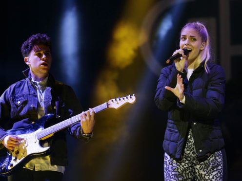 Hannah Reid and Dan Rothman of London Grammar (Yui Mok/PA)