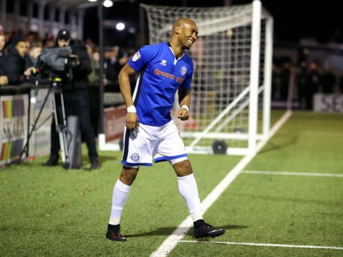 Striker Calvin Andrew hopes to make his first Barrow start against Newport (Steven Paston/PA)