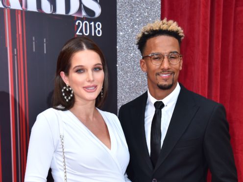 Helen Flanagan and Scott Sinclair in 2018 (Matt Crossick/PA)