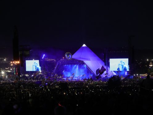 The designer of Glastonbury’s world-famous Pyramid Stage has died at the age of 83, the festival’s founder said (Aaron Chown/PA)