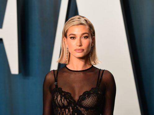 Hailey Bieber (Ian West/PA)