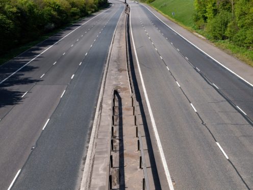 Roads would normally see higher levels of traffic during the Easter bank holiday (PA)