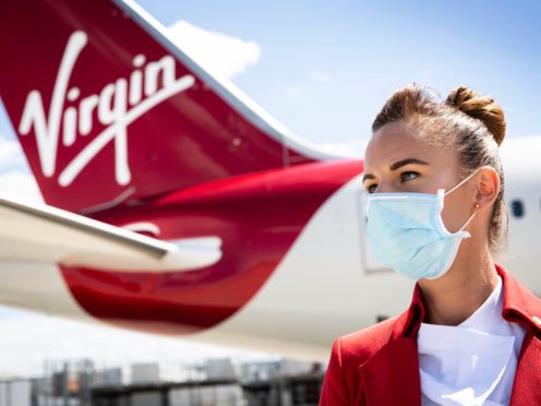 Virgin Atlantic has become the latest airline to announce a trial of so-called vaccine passports (Matt Alexander/PA)