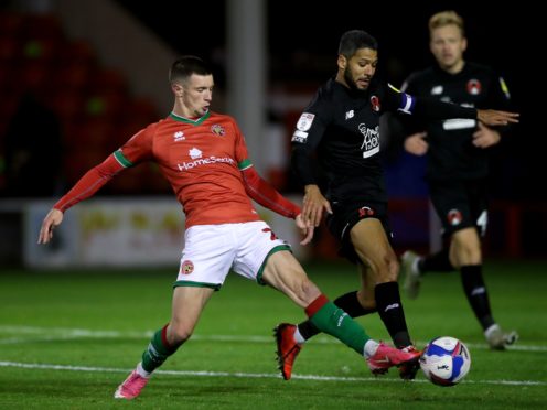 Walsall’s Rory Holden (left) has been out since December (Nick Potts/PA)