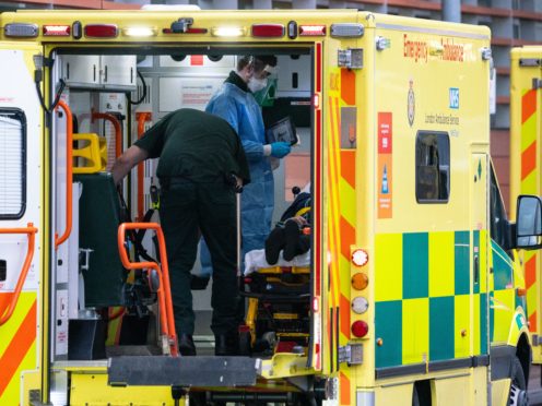 Ambulance staff reported that their metal health had worsened during the pandemic (Dominic Lipinski/PA)