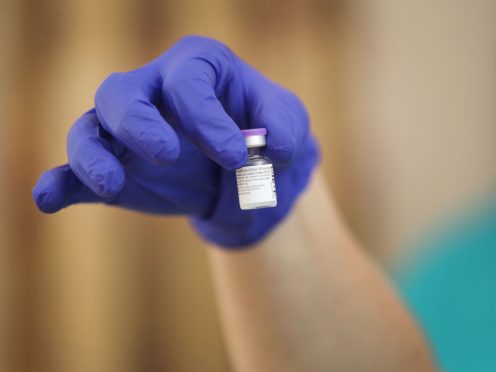 Researchers found a single dose of the Pfizer vaccine generates a strong immune response (Nick Potts/PA)