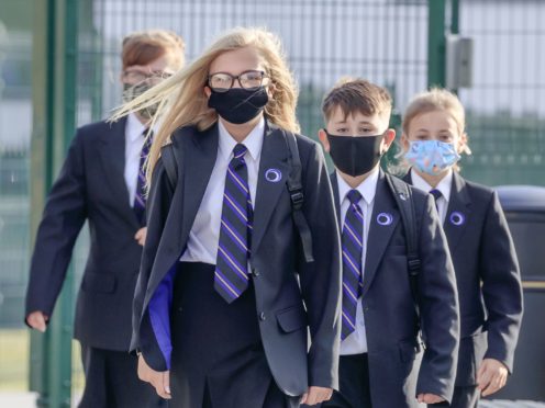 Around 87% of secondary pupils were in school on March 25, a fall on March 18 when 89% attended (Danny Lawson/PA)