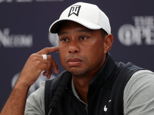 Tiger Woods was involved in a car crash on February 23 (Richard Sellers/PA)