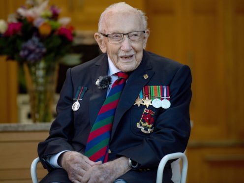 Captain Sir Tom Moore ate a bowl of porridge every day (Jacob King/ PA)