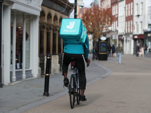 Deliveroo said it will be valued at £7.6 billion in its London listing (David Davies/PA)