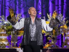 Robert Rinder performing Be Our Guest from Beauty And The Beast (Kieron McCarron/ITV)
