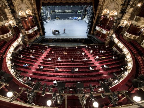 Members of the English National Opera at the Coliseum (Ian West/PA)