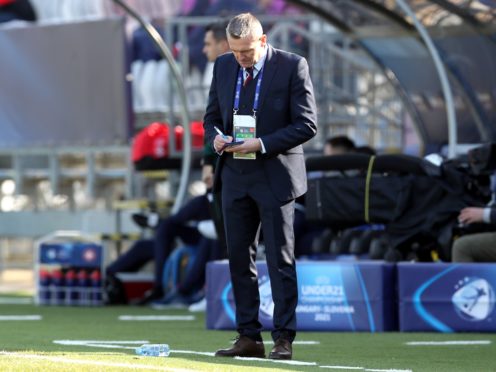 Aidy Boothroyd’s England Under-21s lost to Switzerland (Luka Stanzl/PA)