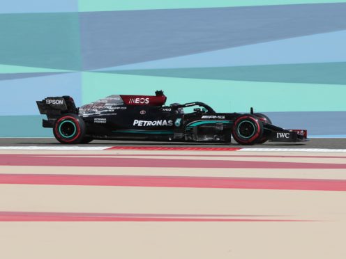 Lewis Hamlton finished fourth in first practice for the opening race of the season (Kamran Jebreili/AP)