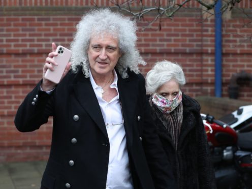 Brian May and Anita Dobson gave evidence on Thursday (Jonathan Brady/PA)