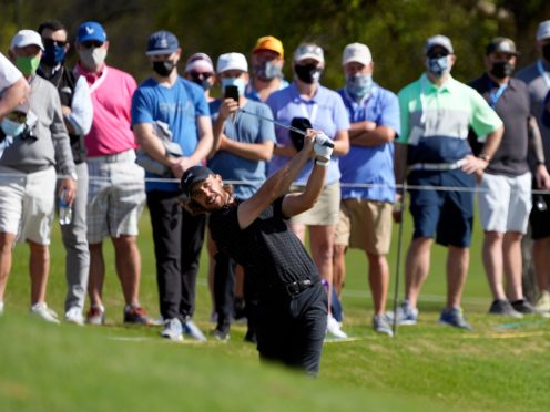Tommy Fleetwood beat Bryson DeChambeau to make the last 16 of the WGC-Dell Technologies Match Play (David J. Phillip/AP)
