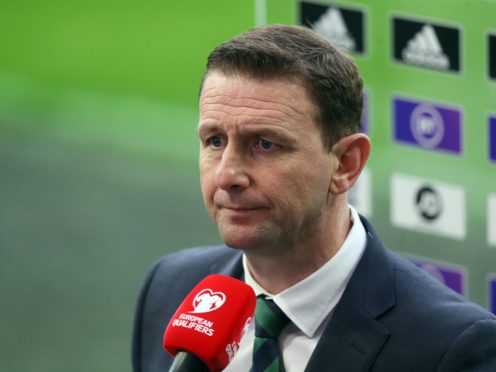 Ian Baraclough was left to reflect on a missed opportunity against Bulgaria (Brian Lawless/PA)