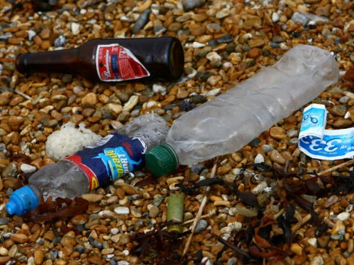 Beach-goers have been urged to take their litter home this summer (Gareth Fuller/PA)
