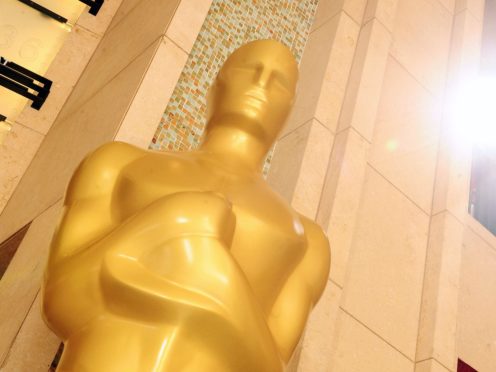A giant Academy Award statue in Los Angeles (Ian West/PA)