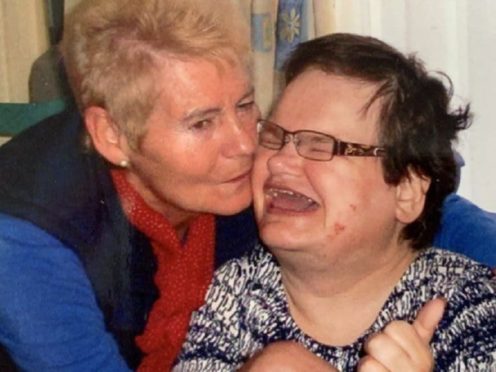 Rachel Johnston with her mother Diana (Family/PA)