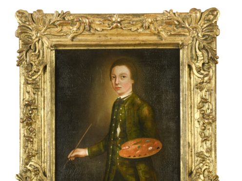Thomas Gainsborough is thought to have created the self-portrait aged 13 in 1740 (Cheffins/PA)