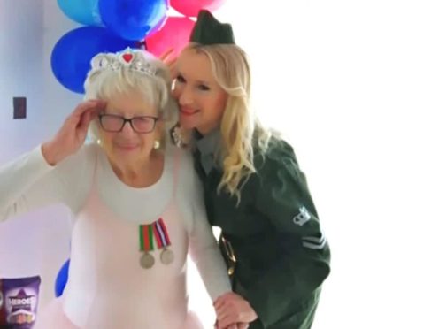 Irene Slavinski and her daughter Jeanette (Help for Heroes/PA)