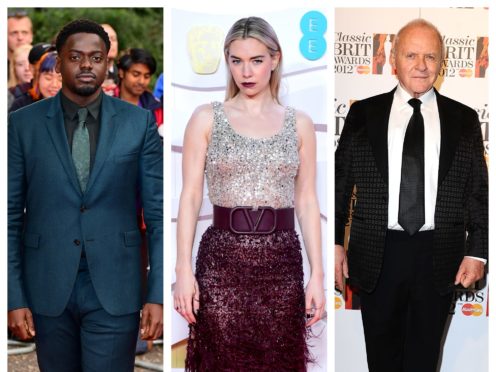 Daniel Kaluuya, Vanessa Kirby, Sir Anthony Hopkins (PA)