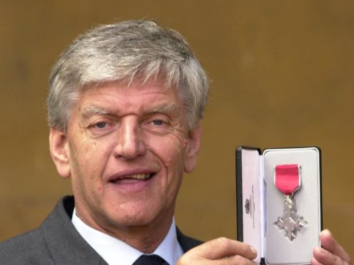 Dave Prowse with his MBE (John Stillwell/PA)
