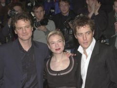 Colin Firth, Renee Zellweger, Hugh Grant (Toby Melville/PA)