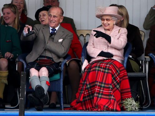 The Queen and Duke of Edinburgh at the Braemar Gathering (Andrew Milligan/PA)