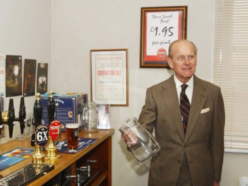 Duke of Edinburgh pubs will be limited in what they can do to mark his death (Barry Batchelor/PA)