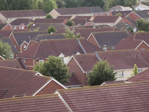 The average house price surged by nearly £16,000 over the year to April to hit a new record high, according to Nationwide Building Society (Yui Mok/PA)