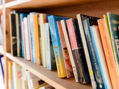 A bookshelf at Hay-On-Wye (Ryan Phillips/PA)