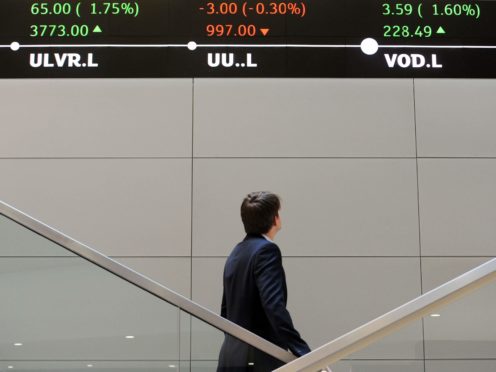 London’s top flight closed 56.9 points, or 0.83%, higher at 6,942.22 on Thursday (Nick Ansell/PA)