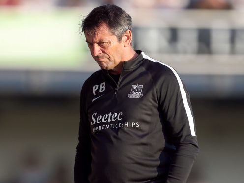 Phil Brown is confident in Southend’s survival chances (Steven Paston/PA)