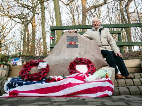 Tony Foulds at the memorial in 2019 (Danny Lawson/PA)