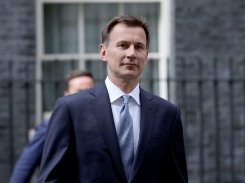 Ex-foreign secretary Jeremy Hunt (Aaron Chown/PA)