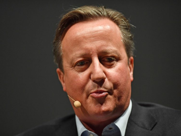 David Cameron released a statement on Sunday (PA)