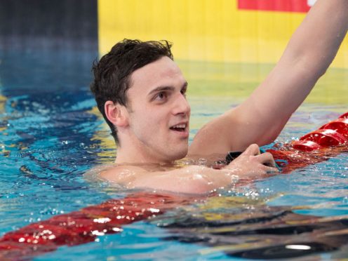 James Guy has been included in Team GB’s swimming squad for the Olympics (Ian Rutherford/PA)