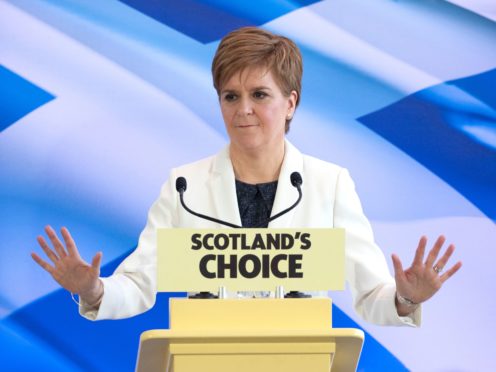 Support and opposition to Scottish independence is neck and neck, a new poll suggests (Jane Barlow/PA)