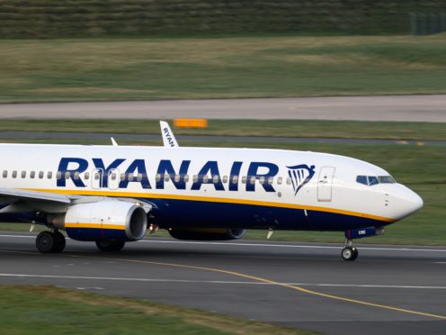 Ryanair’s grounds for refusing to compensate passengers affected by industrial action have been rejected by the High Court, according to the aviation regulator (Steve Parsons/PA)