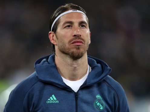 Sergio Ramos, pictured, has picked up an untimely muscle injury (Nick Potts/PA)