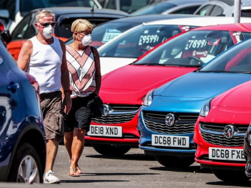 Car dealership Lookers said that, despite lockdown measures, profits will be ahead of expectations (Peter Byrne/PA)