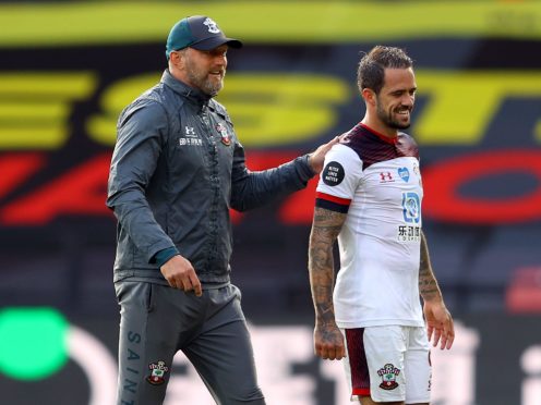 Southampton manager Ralph Hasenhuttl (left) hopes Danny Ings will extend his stay at the club (Richard Heathcote/NMC Pool/PA)