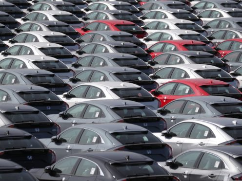 The trade body reported that 115,498 cars were built in March (Andrew Matthews/PA)