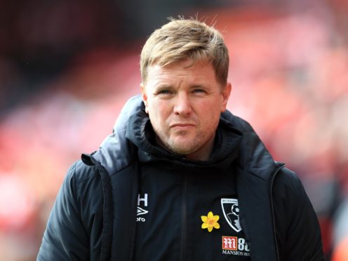 Eddie Howe is in talks with Celtic about vacant managerial post (Mike Egerton/PA)