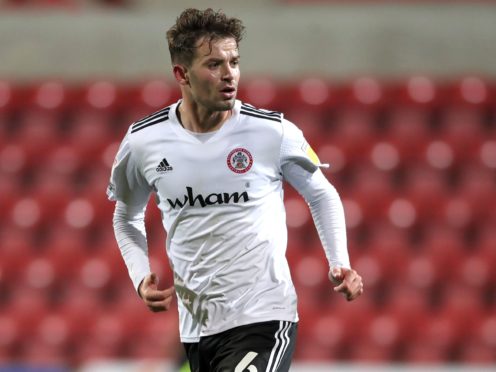 Matt Butcher is an injury doubt for Accrington this weekend (Nick Potts/PA)