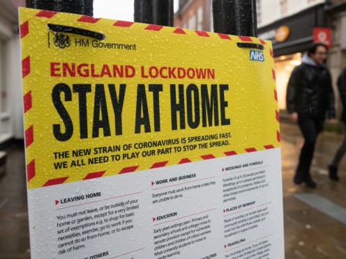 Just over half of people have managed to save during the lockdowns, the survey found (Andrew Matthews/PA)